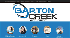 Desktop Screenshot of bartoncreekautocredit.com