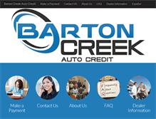 Tablet Screenshot of bartoncreekautocredit.com